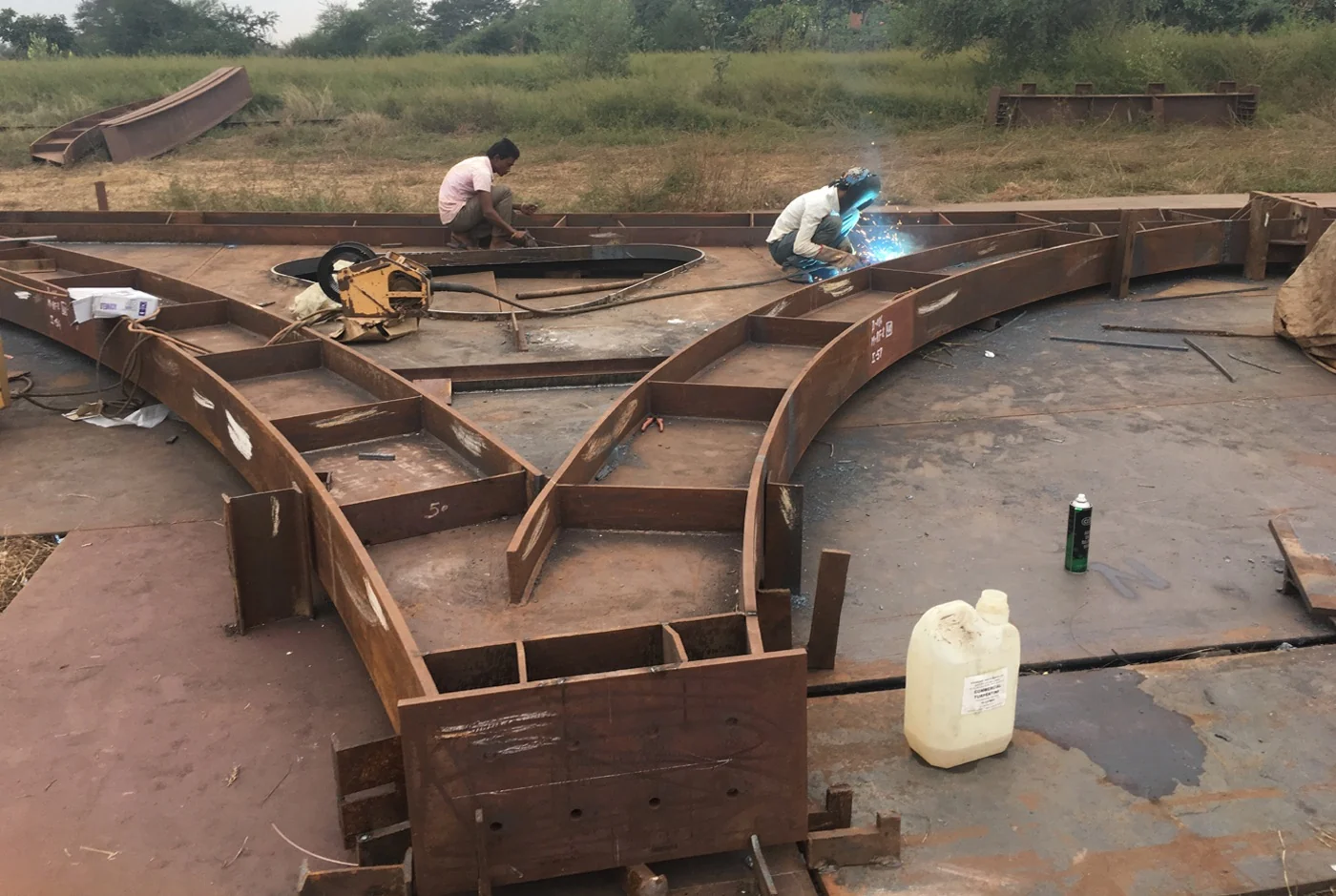 Industrial steel fabrication for NMDC